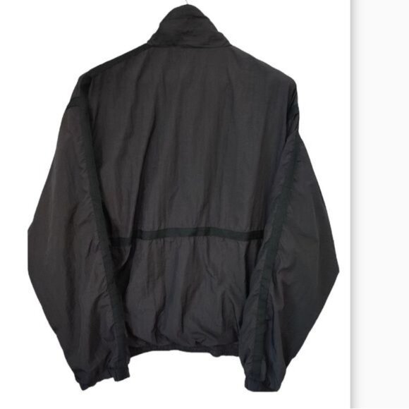 Vintage 90,Nike Windbreaker Jacket Large Black Nylon Polyester - Picture 9 of 10